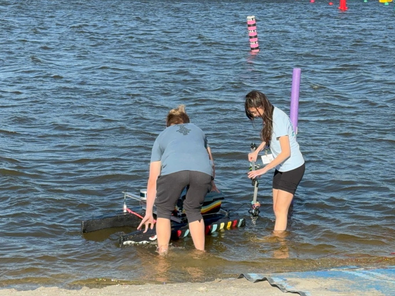 The thrusters fell off of Bruce